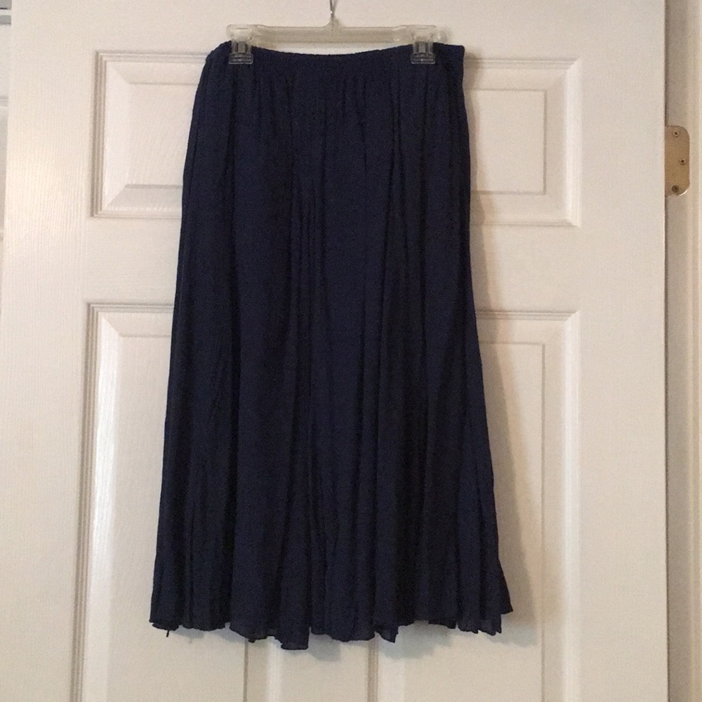 Navy blue dress barn skirt